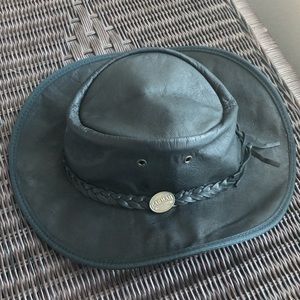 Barmah Kangaroo Leather Hat Size L